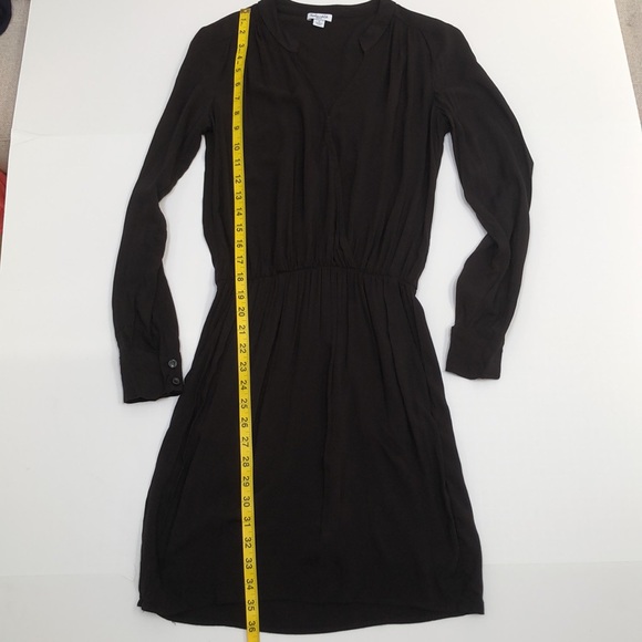 Splendid dress with subtle cross-over top - short length - S - black - Picture 5 of 8